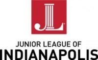 A logo with a red box containing a stylized white "JL" above the text "Junior League of Indianapolis" in black.